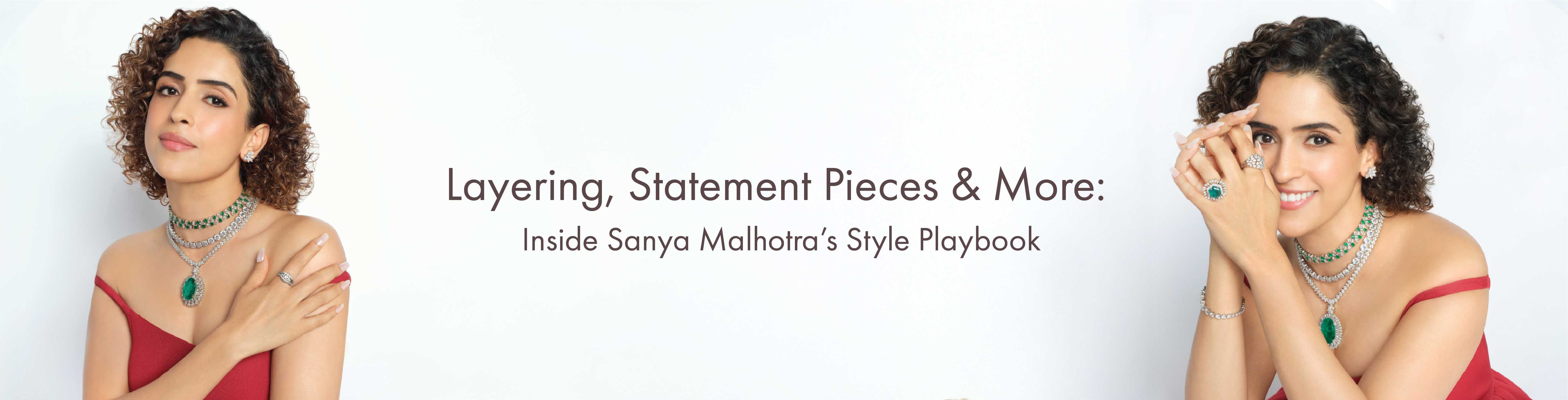 Layering, Statement Pieces & More -  Inside Sanya Malhotra’s Style Playbook