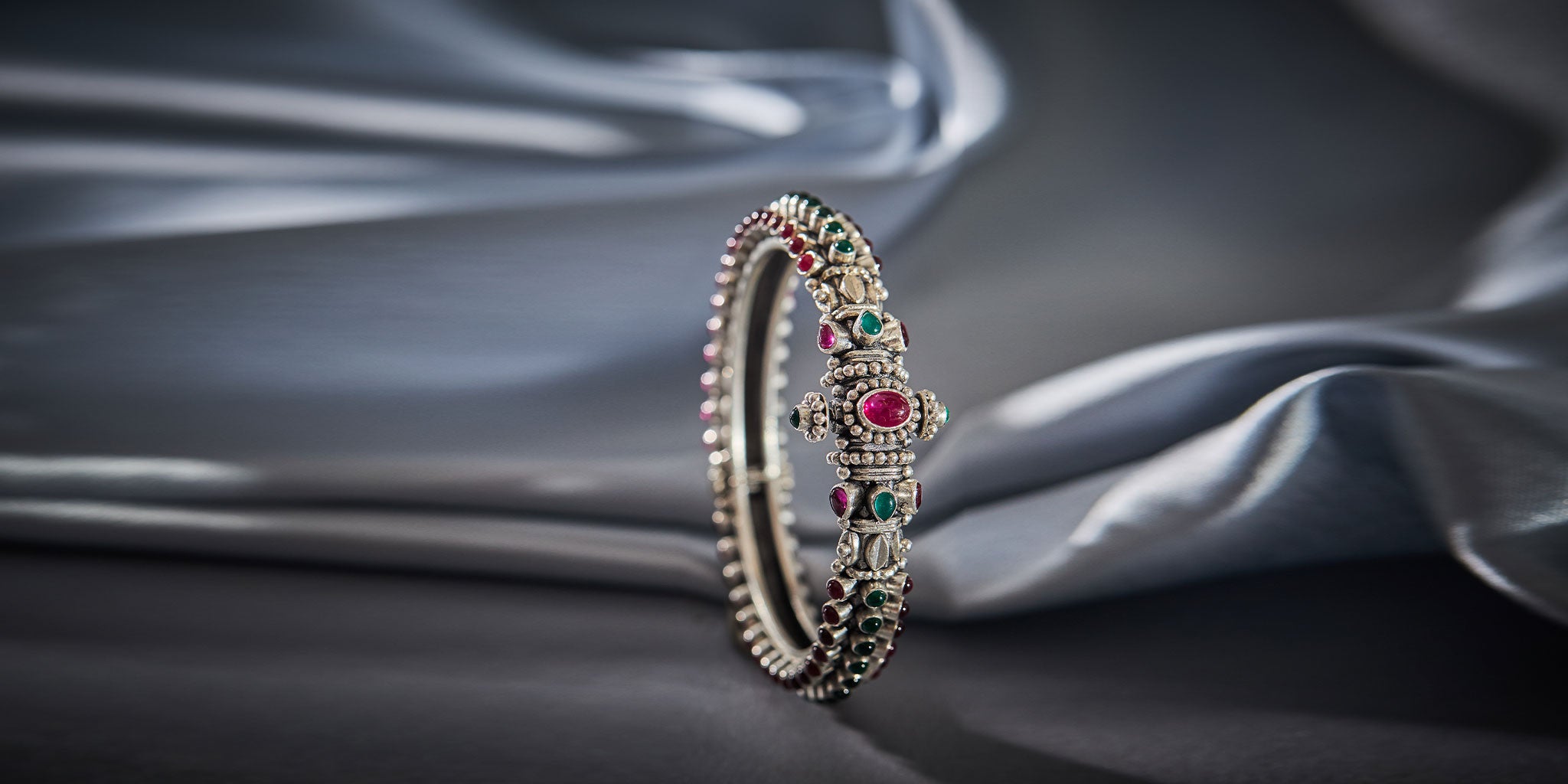 Silver Oxidized Bangles