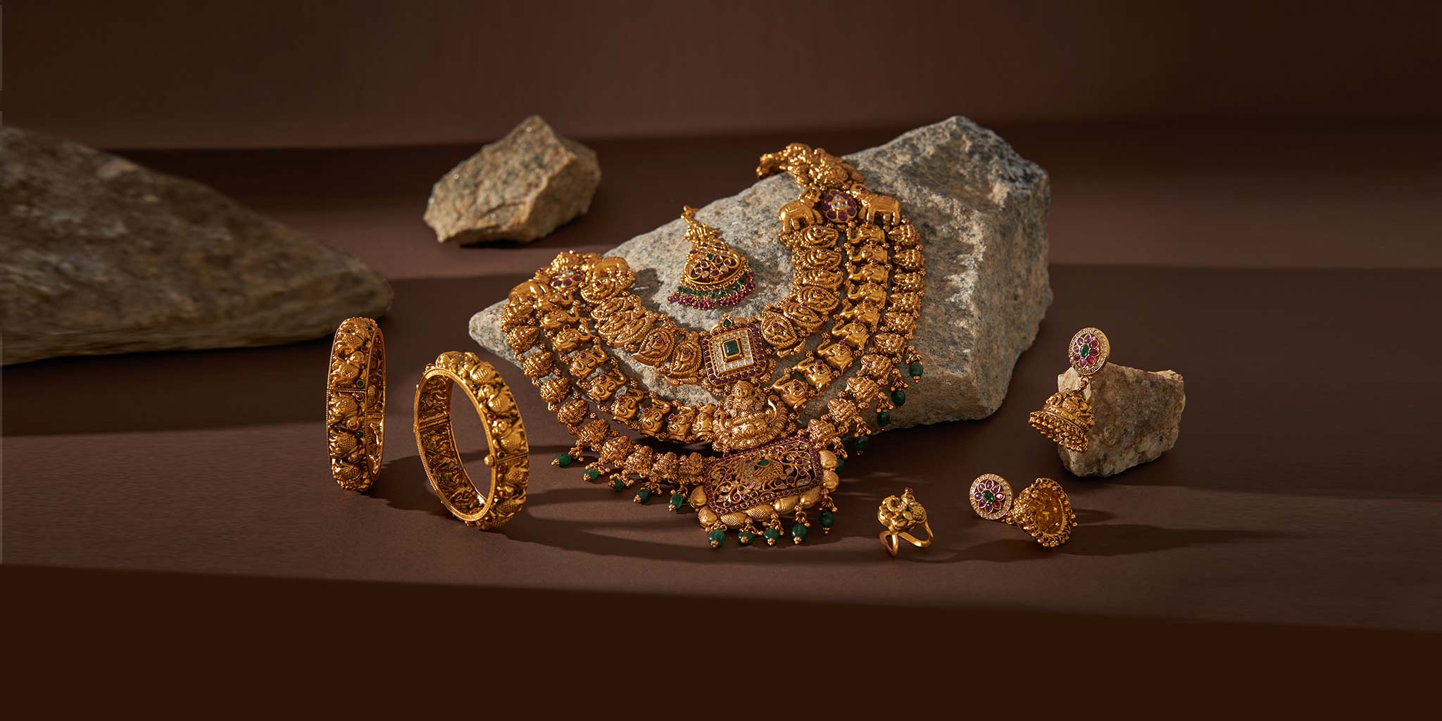 Silver Temple Necklaces