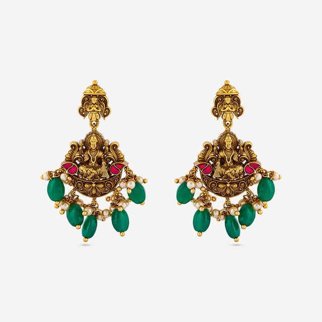 Silver Temple Earring 193287
