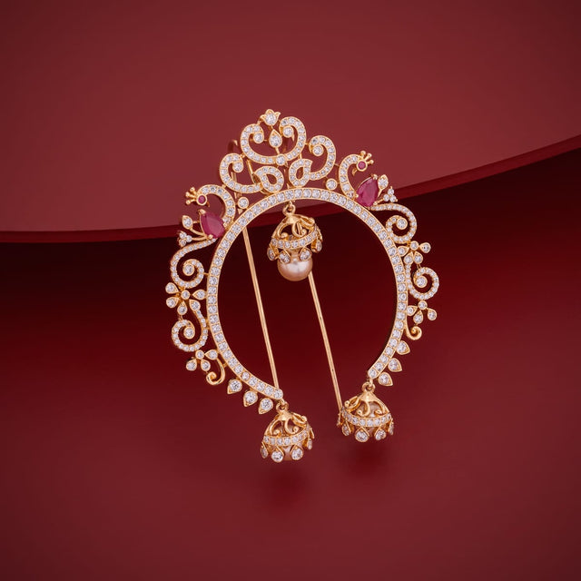 Zircon Hair Brooch 197629