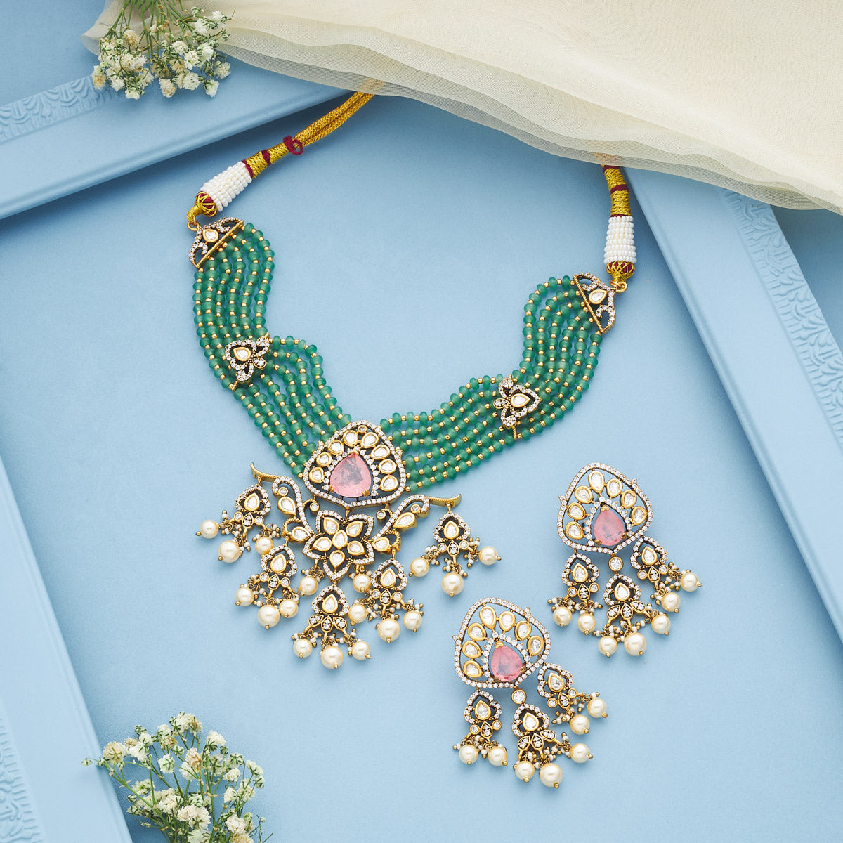 Kundan Necklace 199646