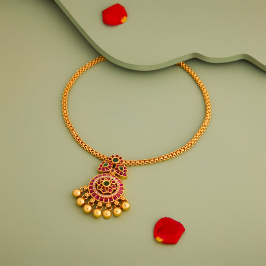 Silver Temple Necklace 201403