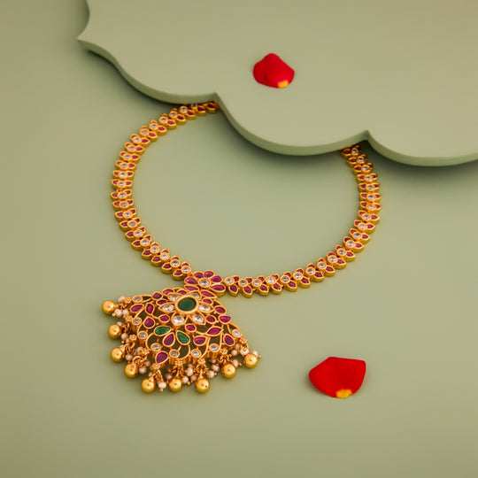 Silver Temple Necklace 201405