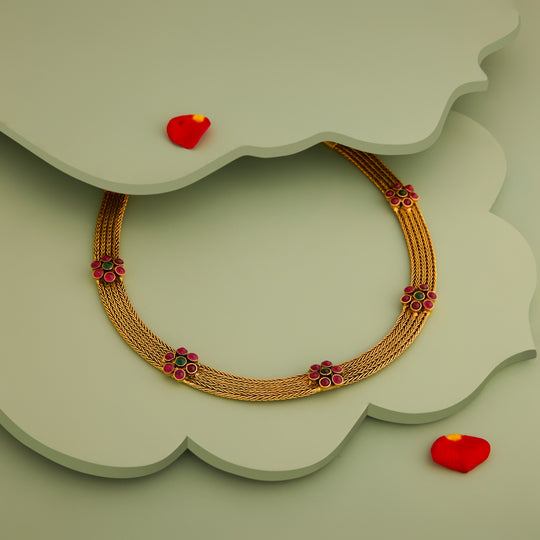 Silver Temple Necklace 201409