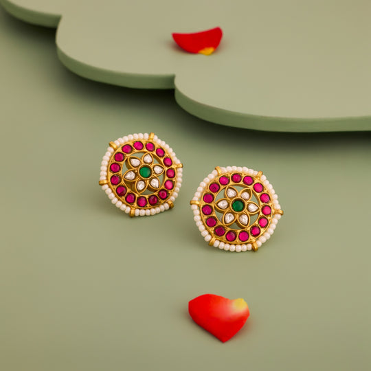 Silver Temple Earring 201417