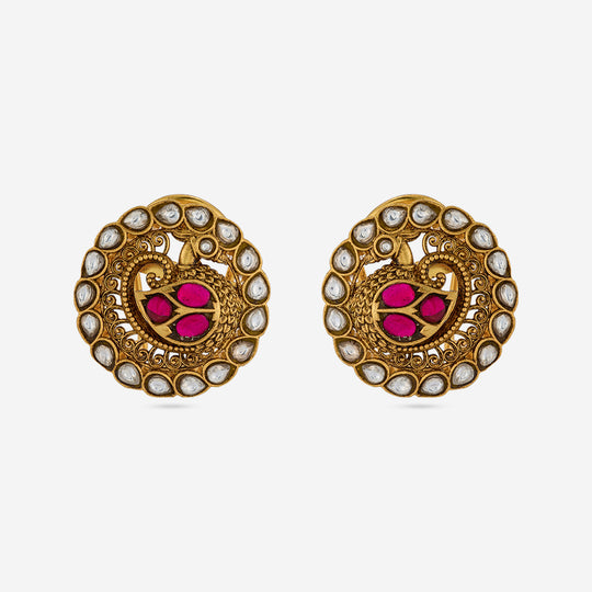 Silver Temple Earring 201418