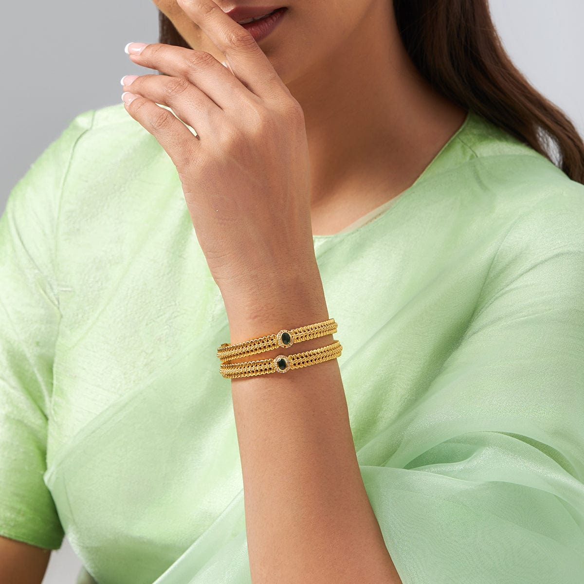 Buy quality 916 CZ Hallmark Gold Office Wear Bracelet in Ahmedabad