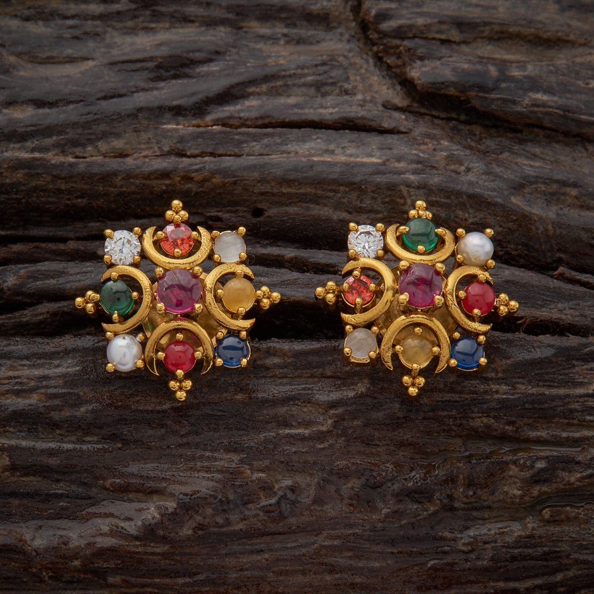 Earring Kushal Fashion Online Kushal'S Fashion Jewellery Antique Earring -169798 Kushal'S