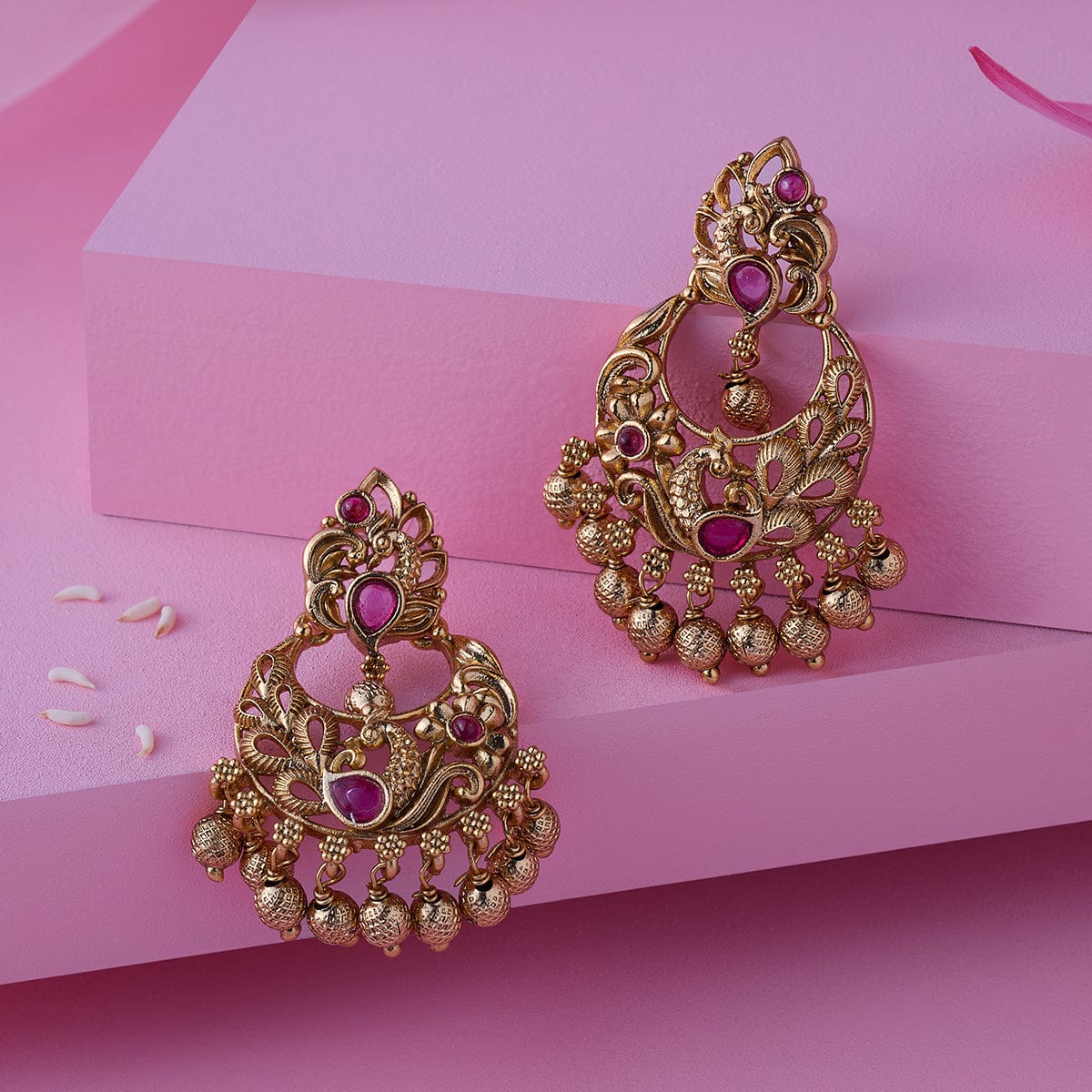 Kushal's Fashion Jewellery - Basket Top Earrings😉 Design No: 106575 Link  In Comments To Shop! | Facebook