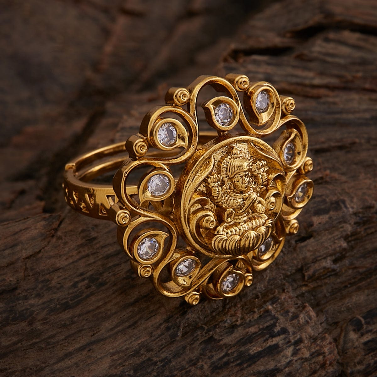 Flower Design Antique Ring