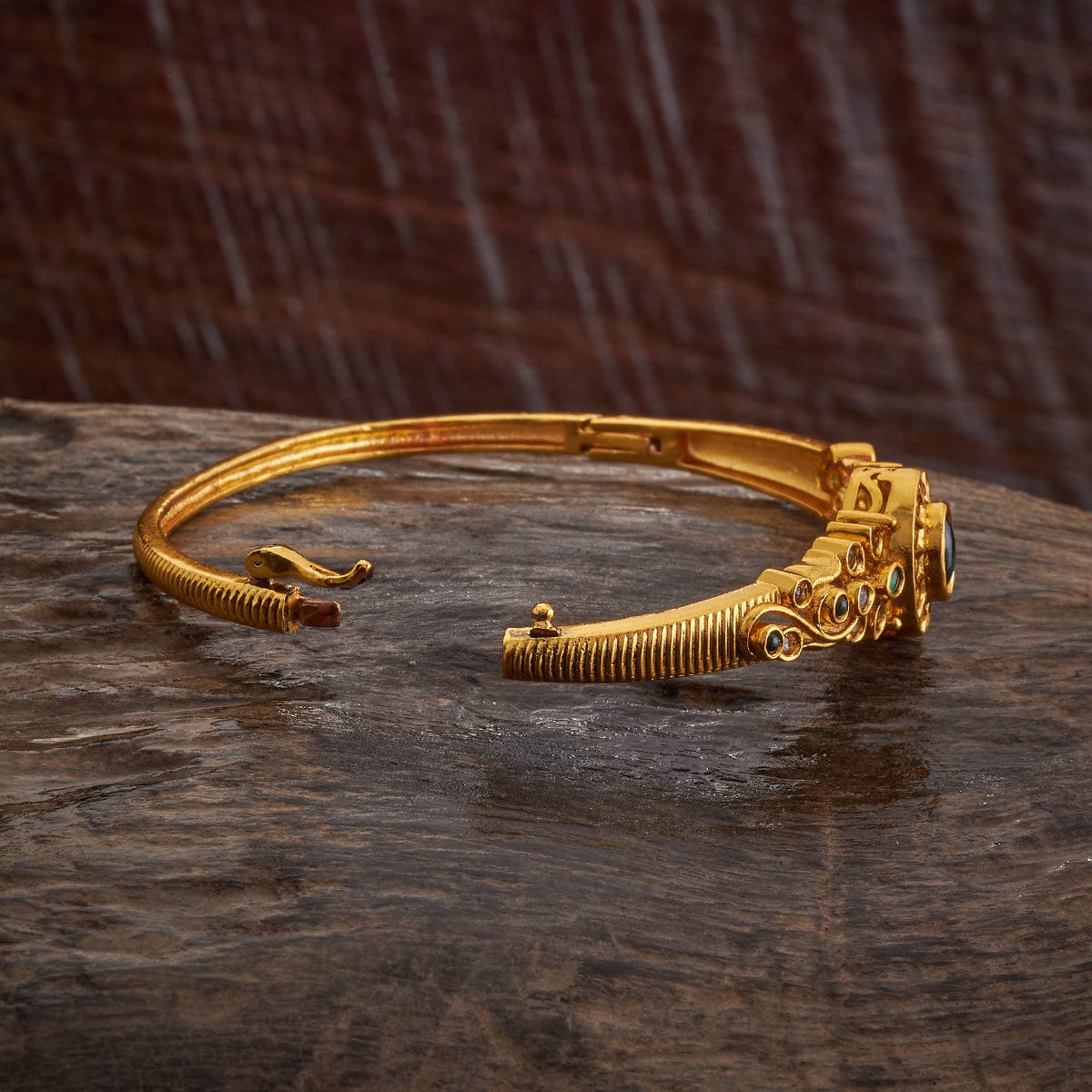 Single Kada Gold BNG514 Size Gold Bangle Design Single Kada Bangle
