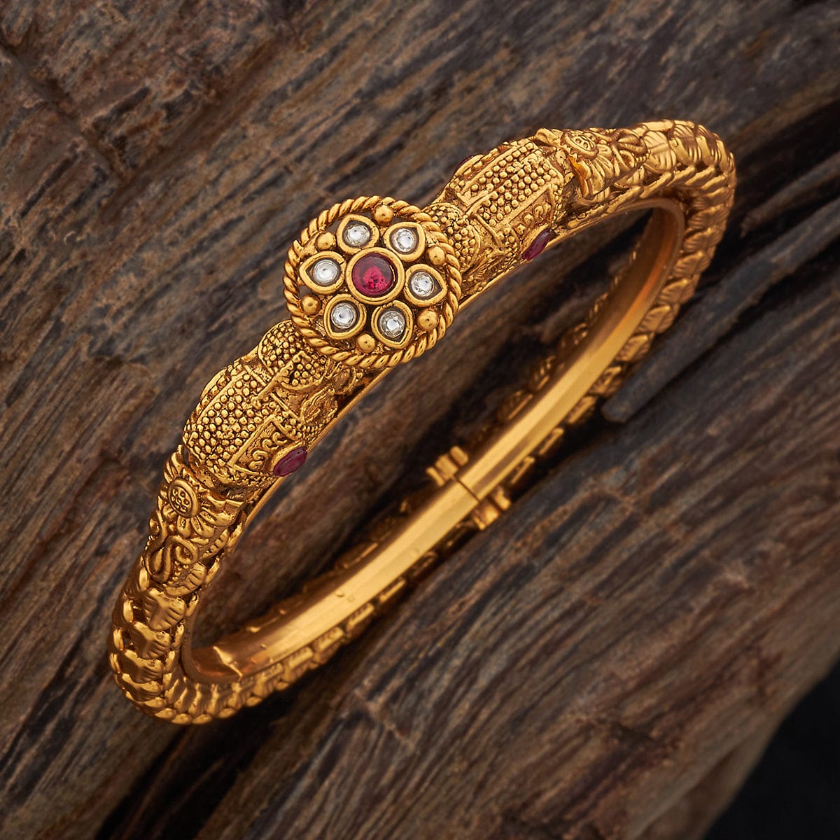 Gold Bangle Design Single Single Kada Bangles Designs In Gold New