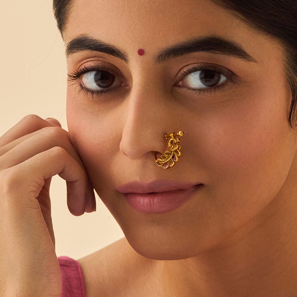 Maharashtrian Nose Pins Maharashtrian Press Nath Nose Rings