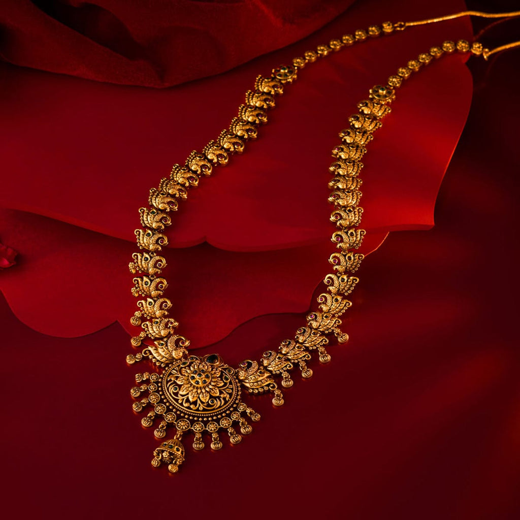 Malabar Temple Jewellery Designs Malabar Gold Haram Designs