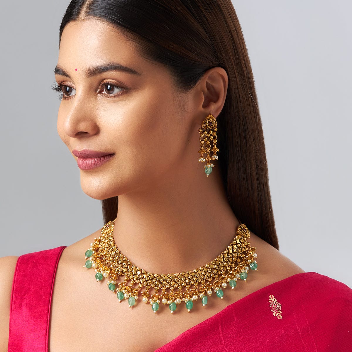 Antique Necklace Designs Starting from ₹ 1,100 Antique Choker