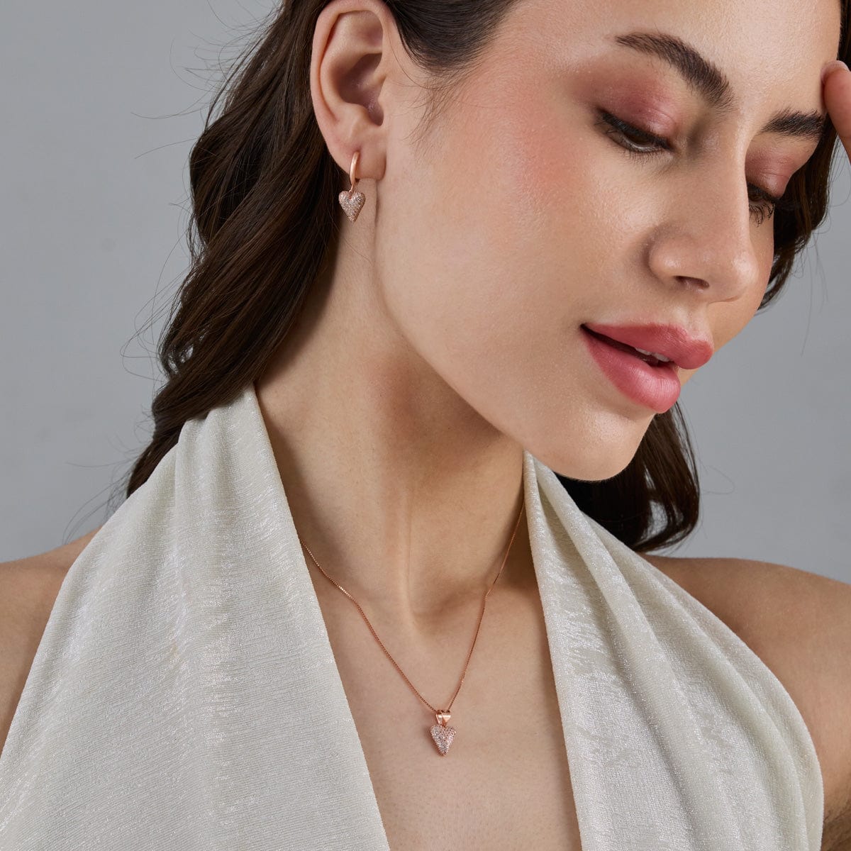 Chain Pendant E-R Sil 92.5 92.5 Silver Necklace 182939