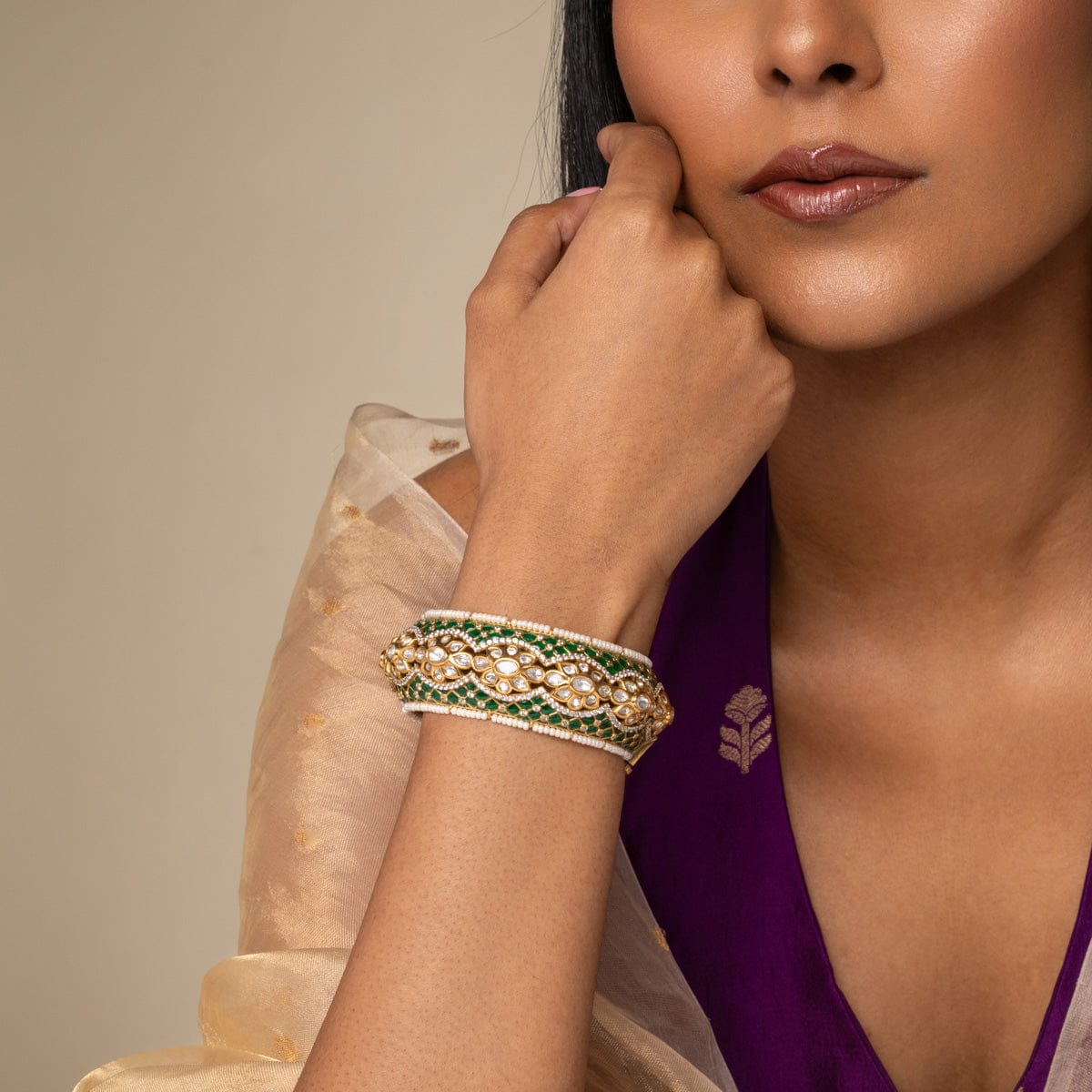 Kundan Bangle Kundan Bangle 193703