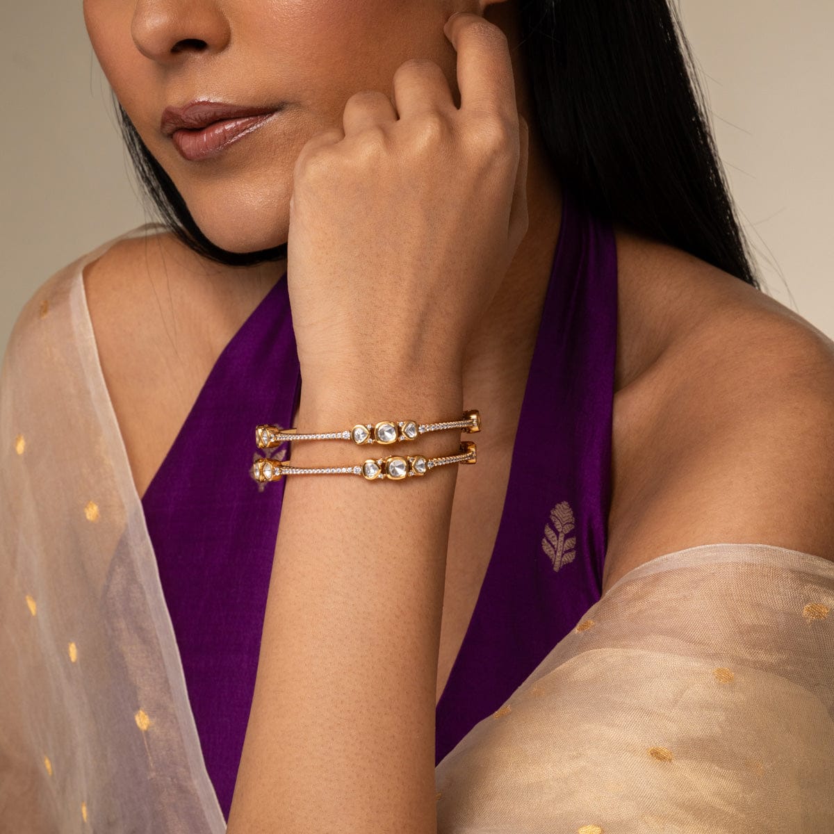 Kundan Bangle Kundan Bangle 193192