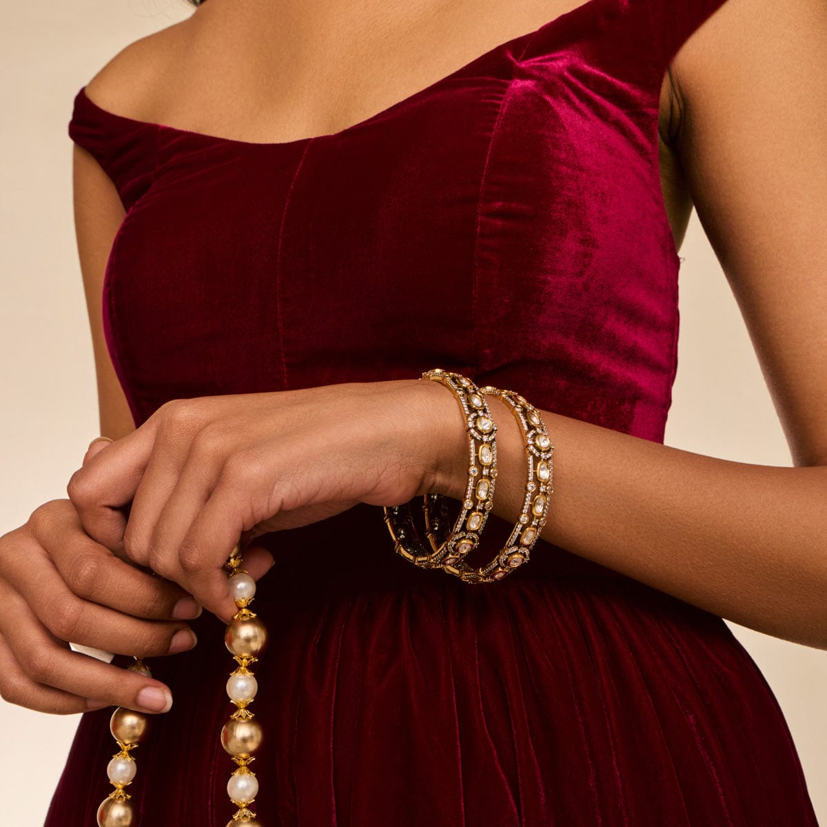 Kundan Bangle Kundan Bangle 195184