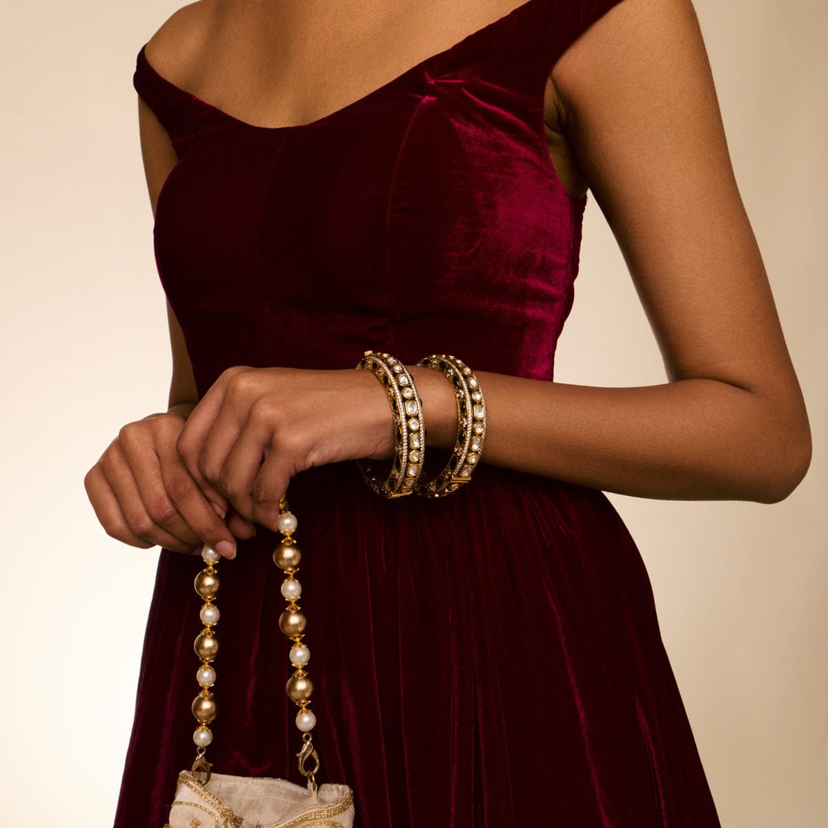 Kundan Bangle Kundan Bangle 195737