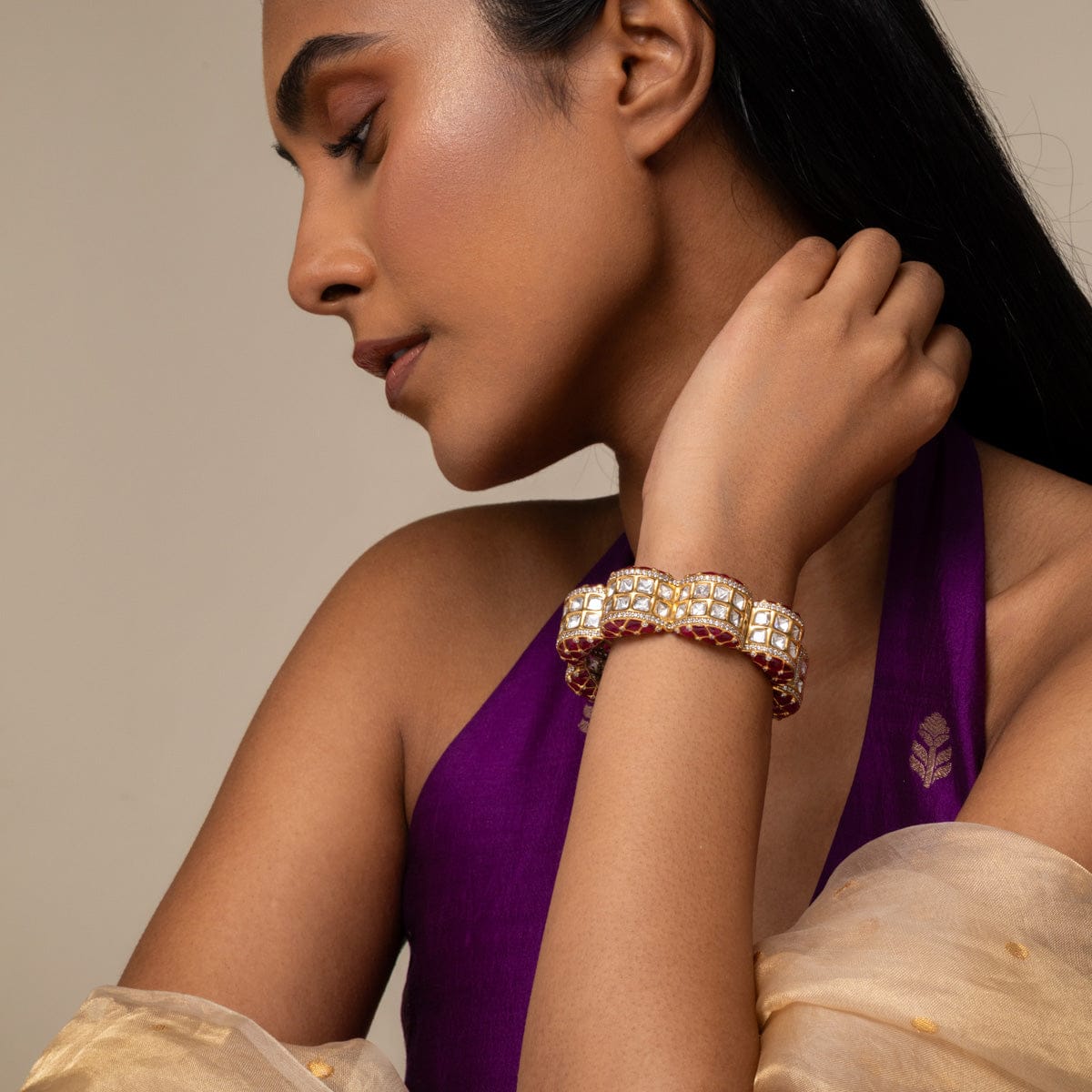 Kundan Bangle Kundan Bangle 193706