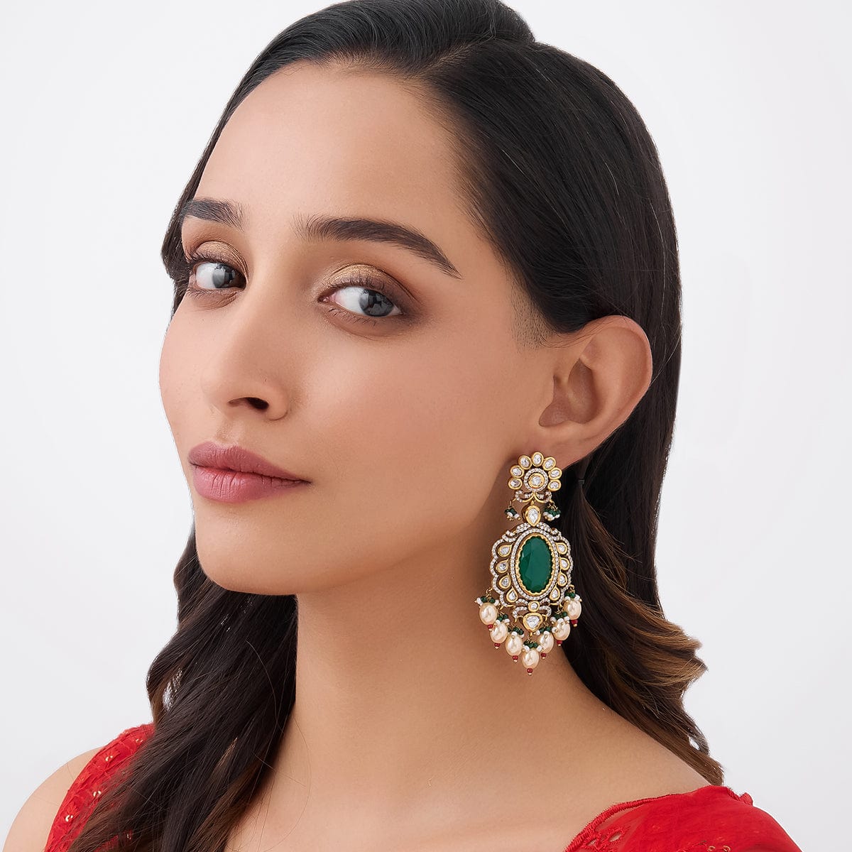 Kundan Earring Kundan Earring 164021