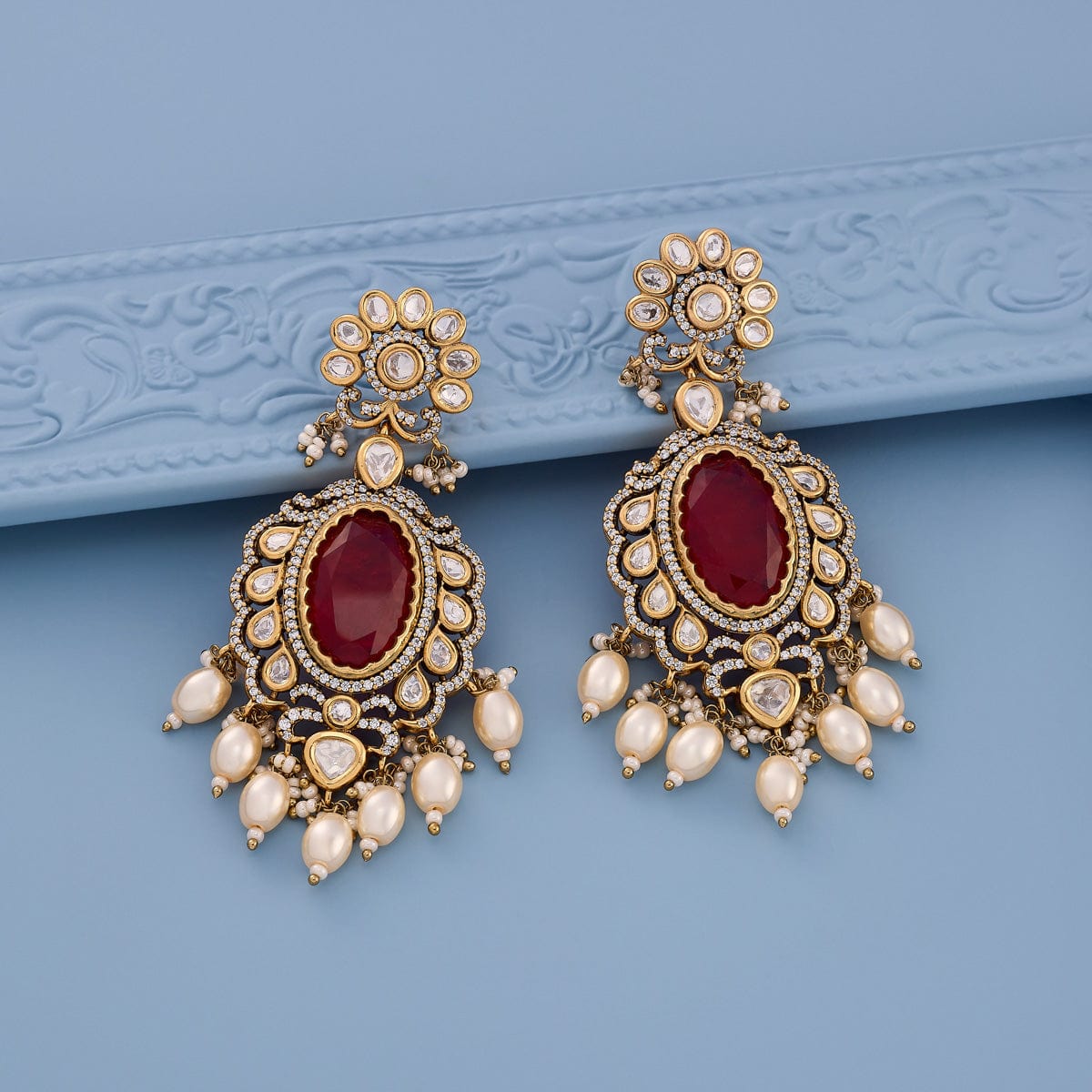 Kundan Earring Kundan Earring 164021