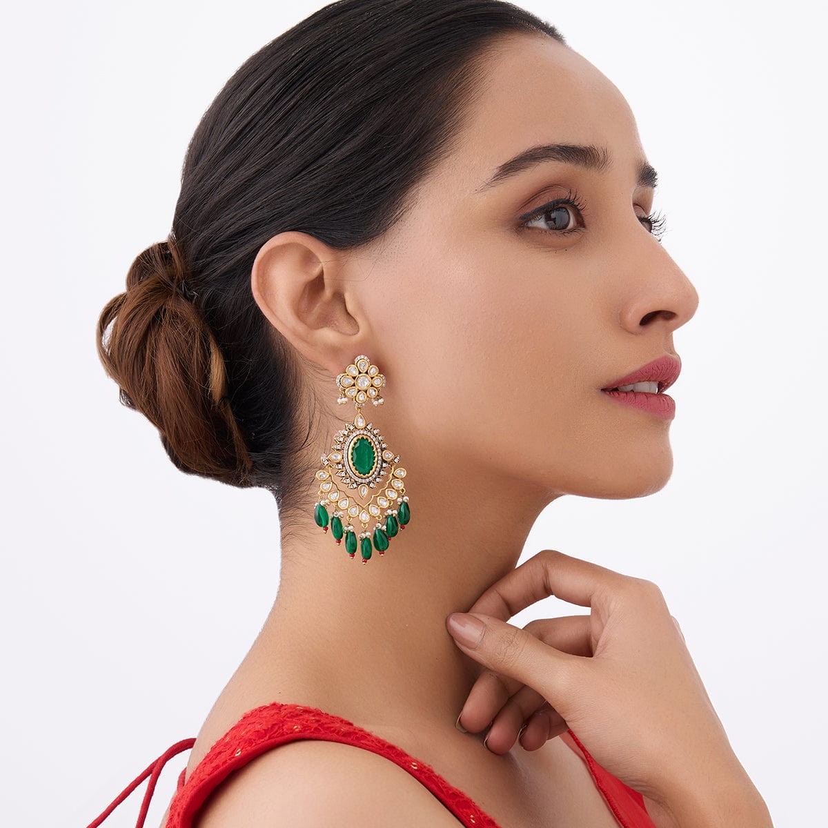 Kundan Earring Kundan Earring 164022