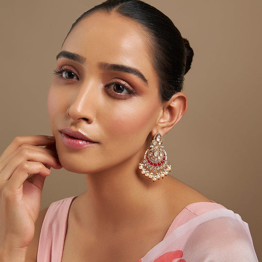 Kundan Earring Kundan Earring 164027