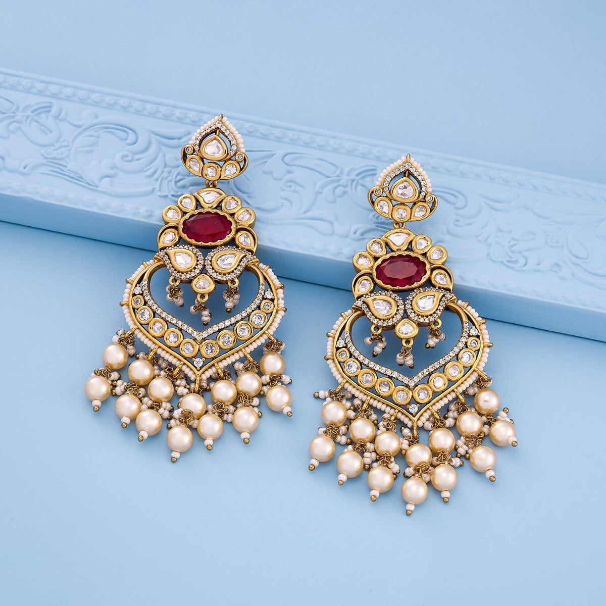Kundan Earring Kundan Earring 164028
