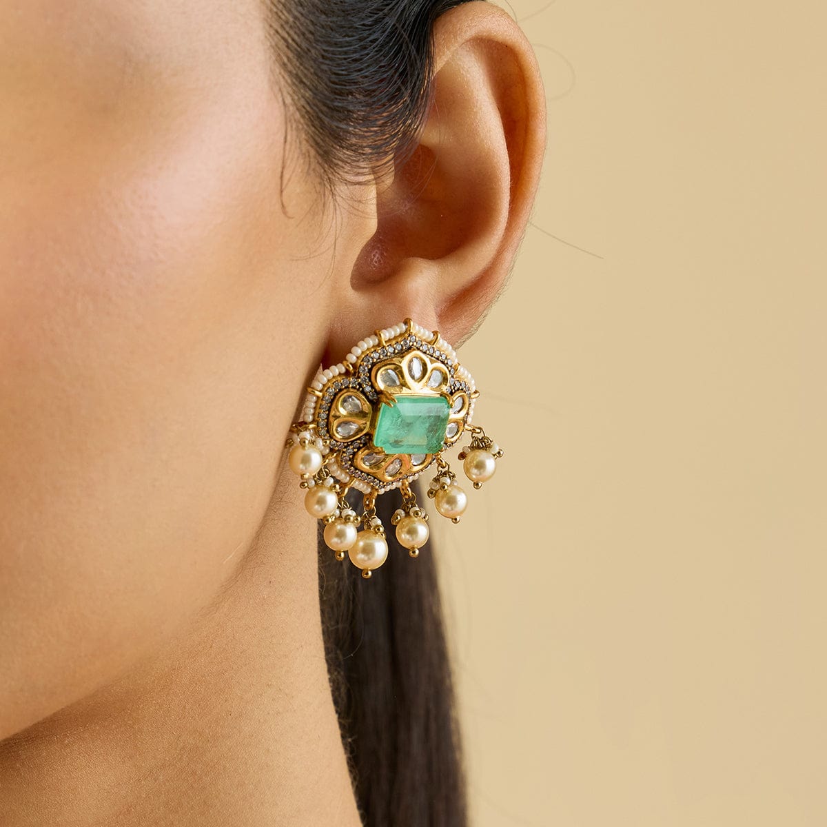 Kundan Earring Kundan Earring 184832
