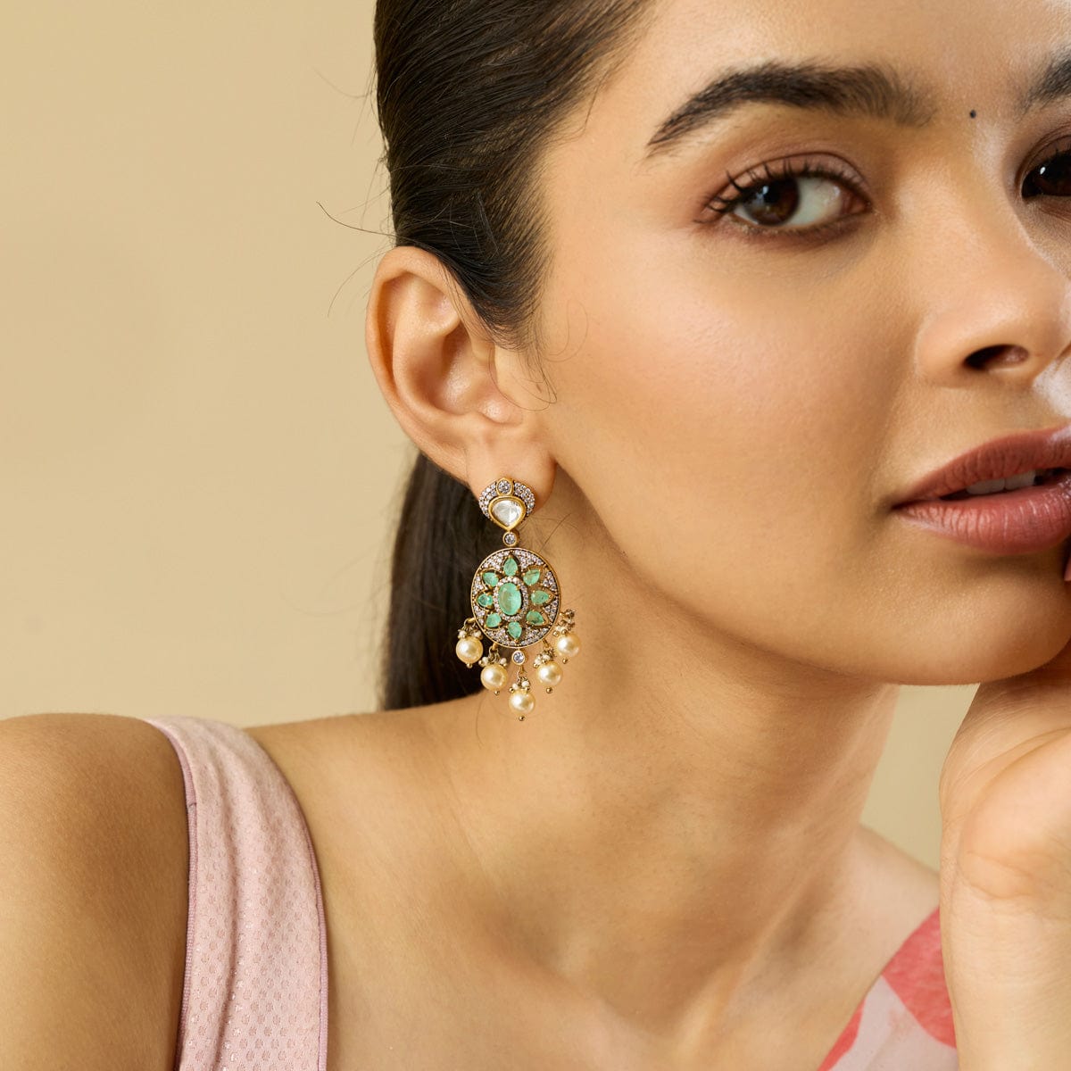 Kundan Earring Kundan Earring 184837