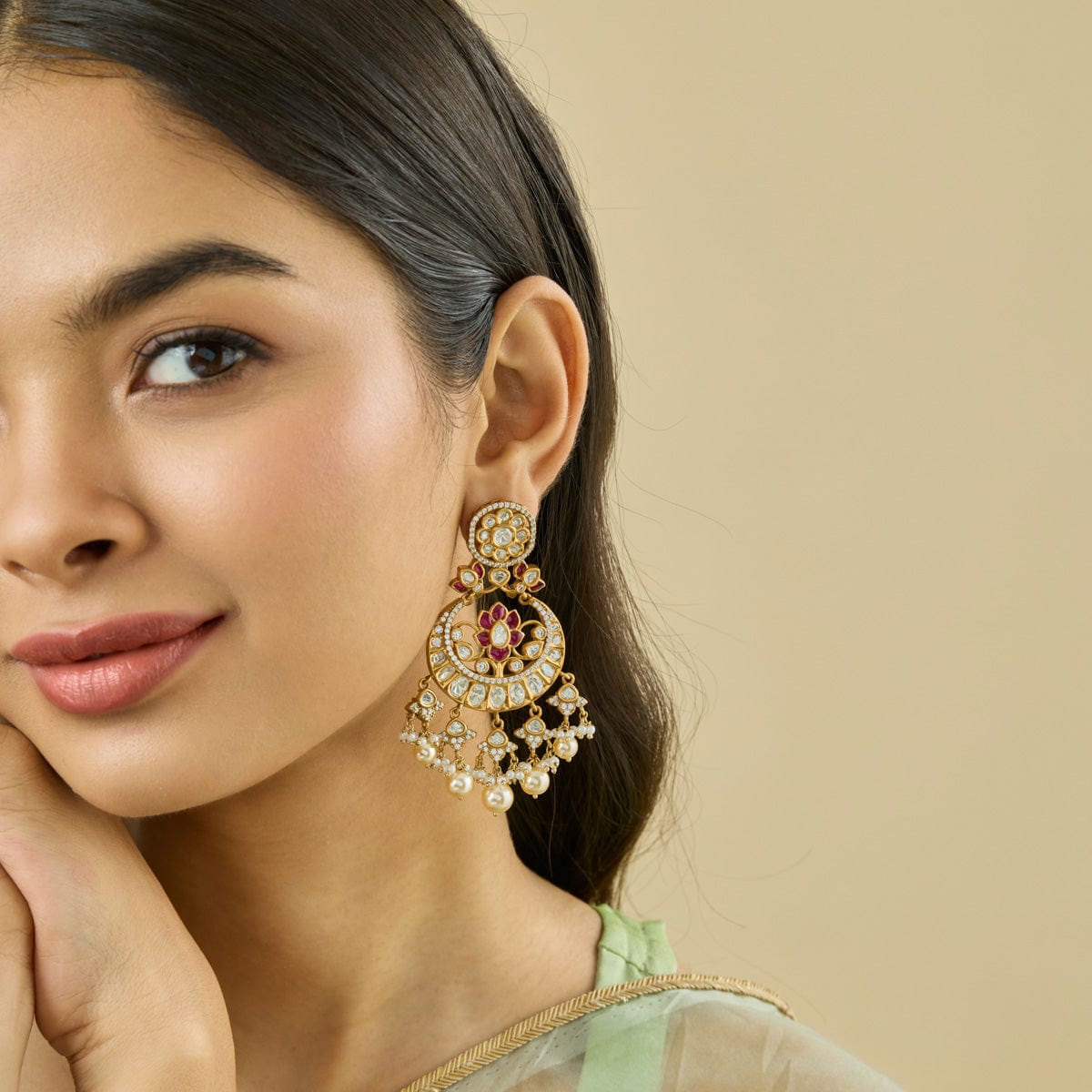 Kundan Earring Kundan Earring 185287