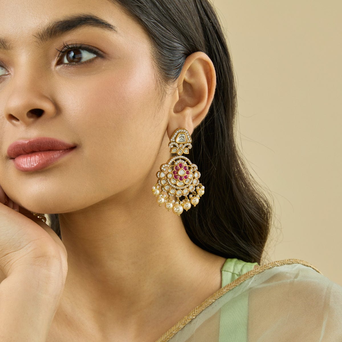 Kundan Earring Kundan Earring 185308