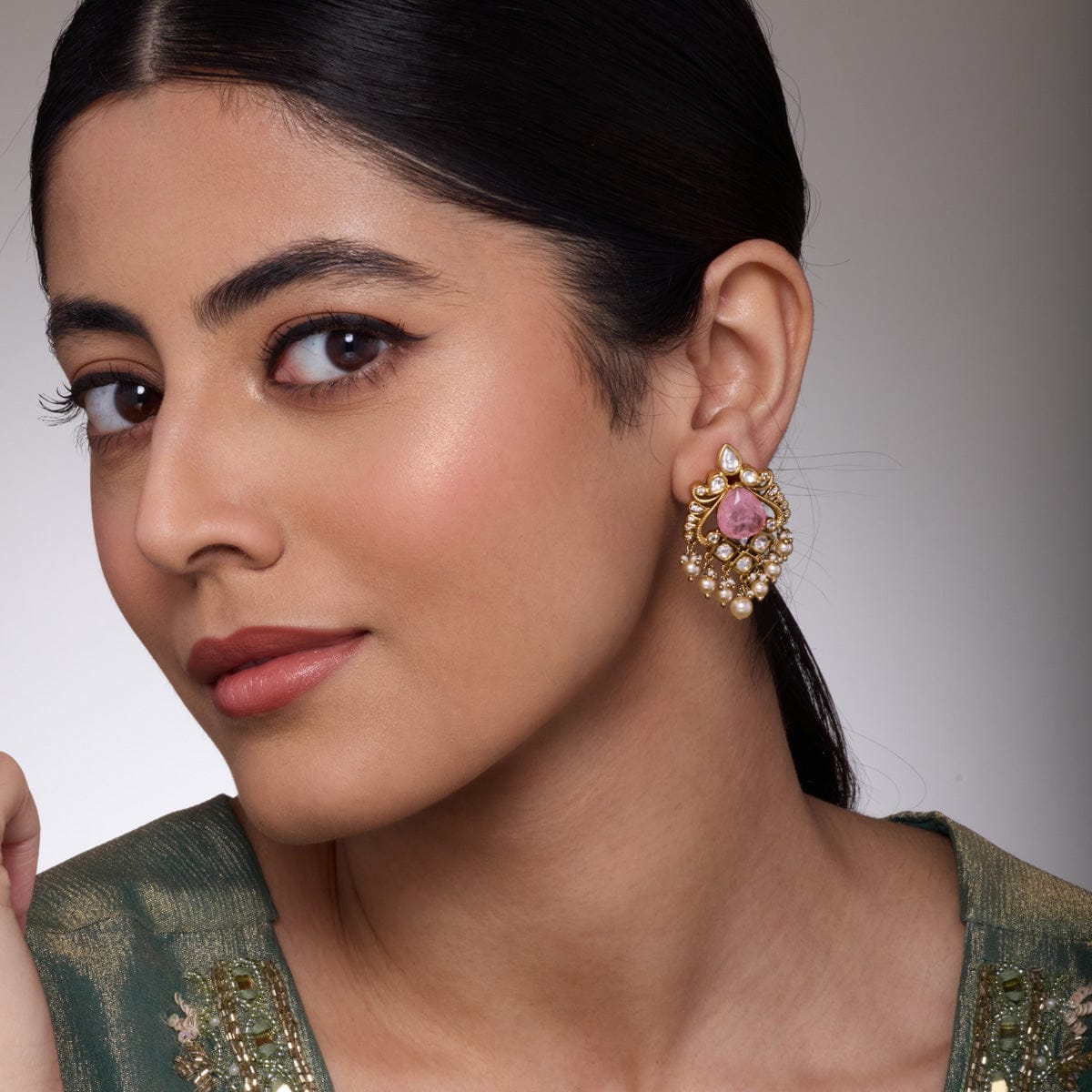 Kundan Earring Kundan Earring 189223