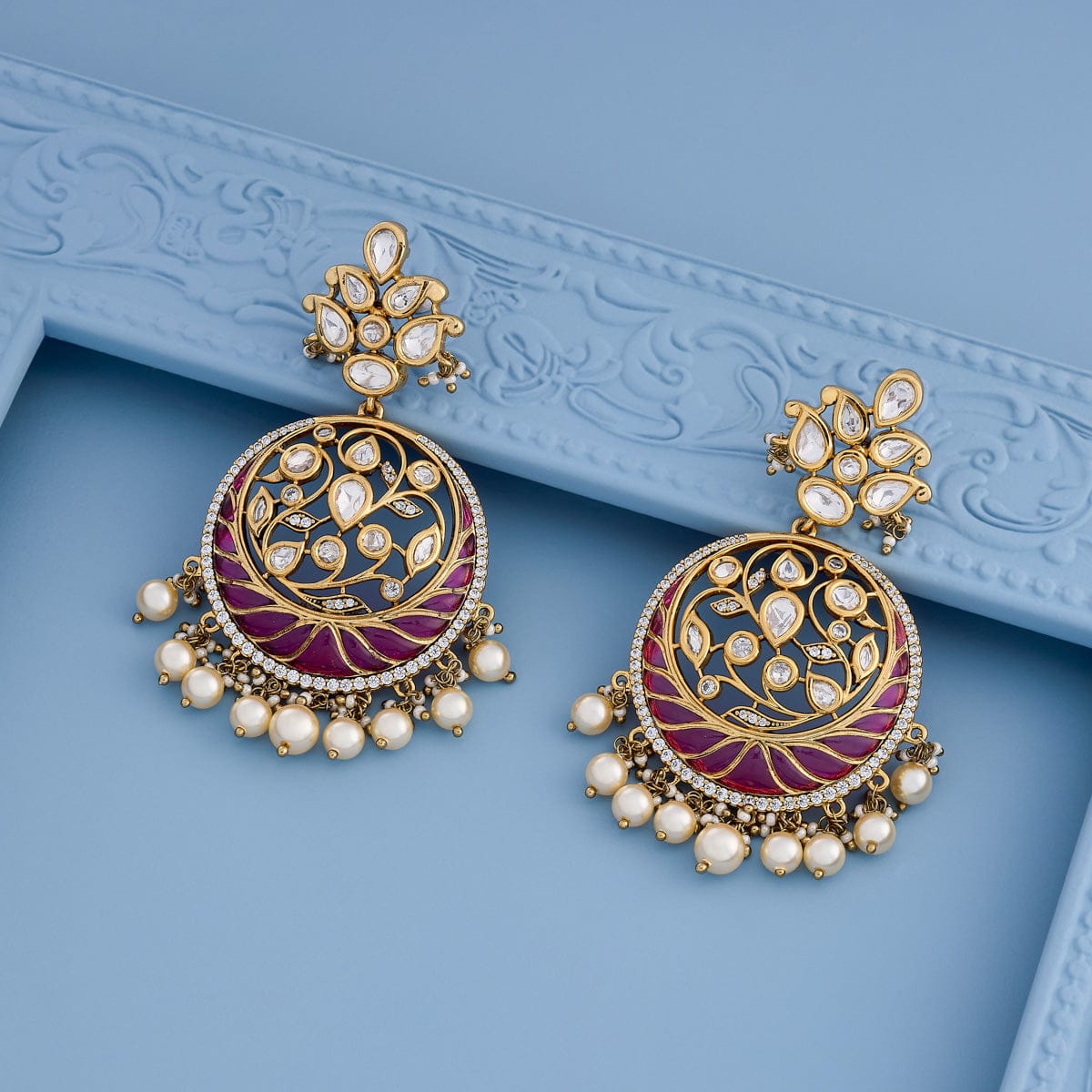 Kundan Earring Kundan Earring 189232
