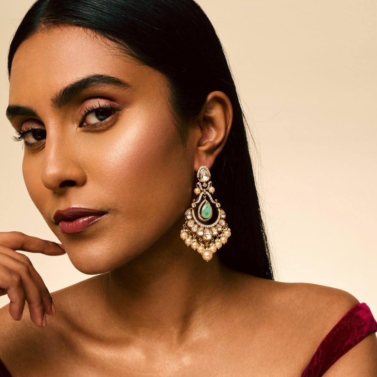 Kundan Earring Kundan Earring 191736