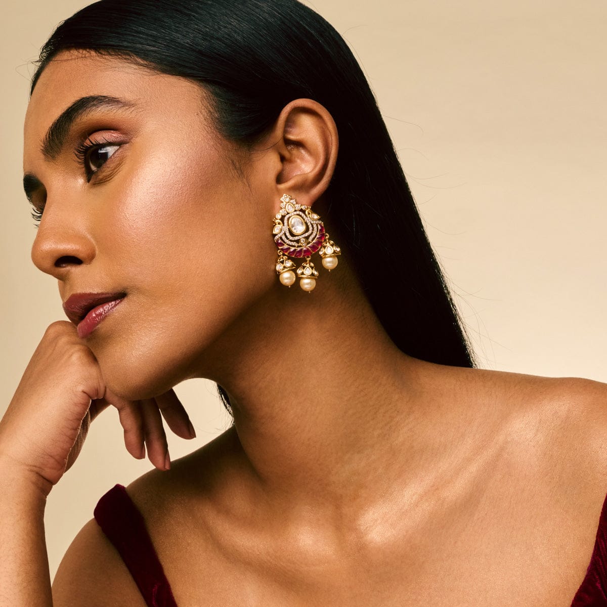 Kundan Earring Kundan Earring 191737