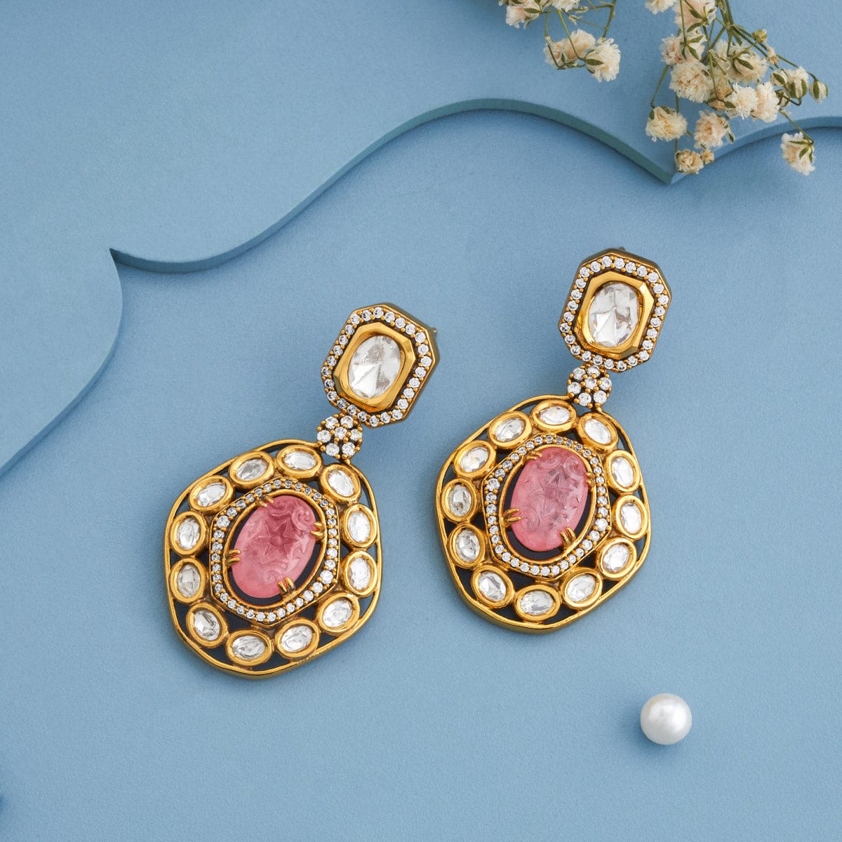 Kundan Earring Kundan Earring 191755