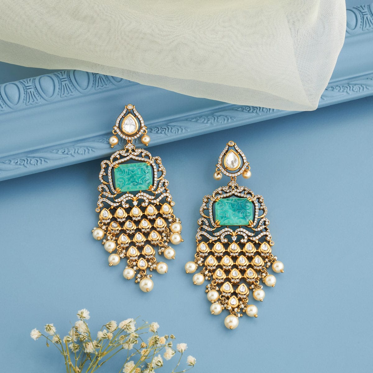Kundan Earring Kundan Earring 191757