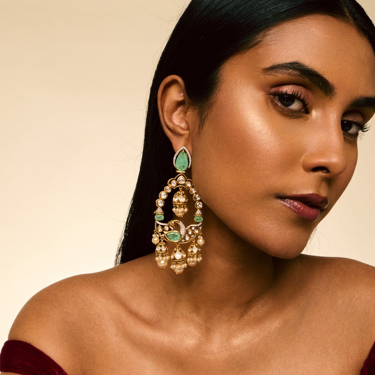 Kundan Earring Kundan Earring 191758