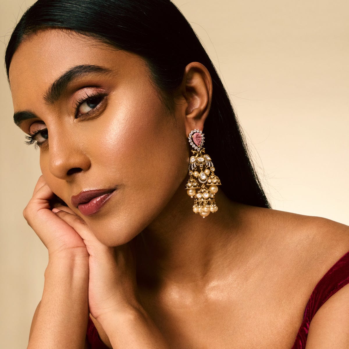 Kundan Earring Kundan Earring 191759