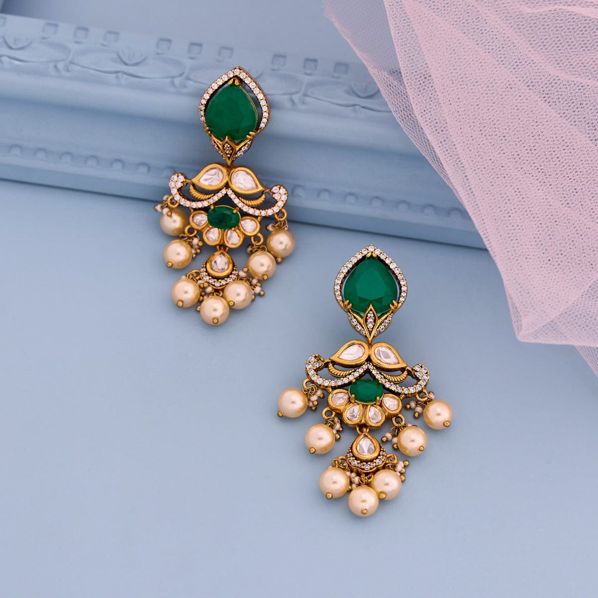 Kundan Earring Kundan Earring 194016