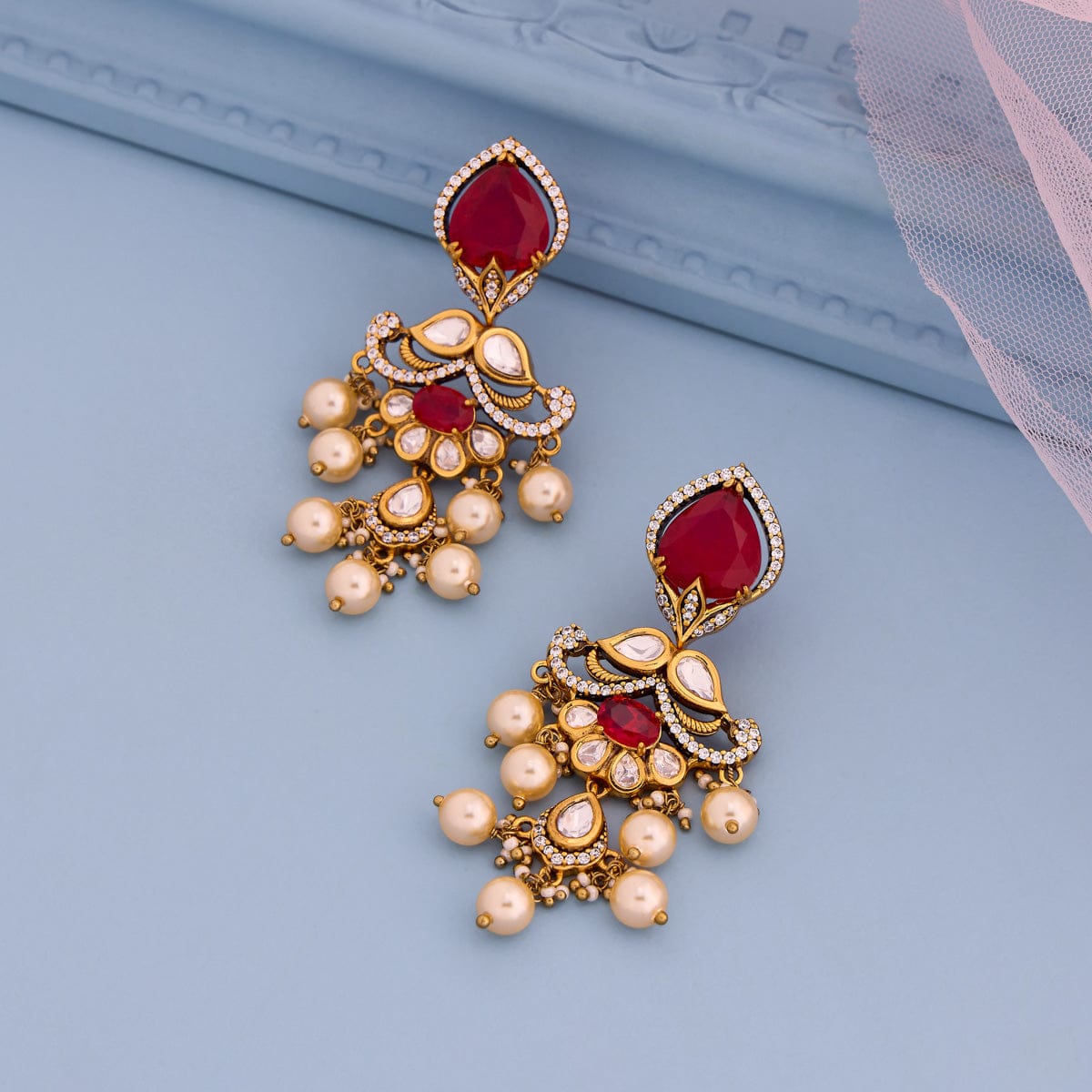 Kundan Earring Kundan Earring 194016
