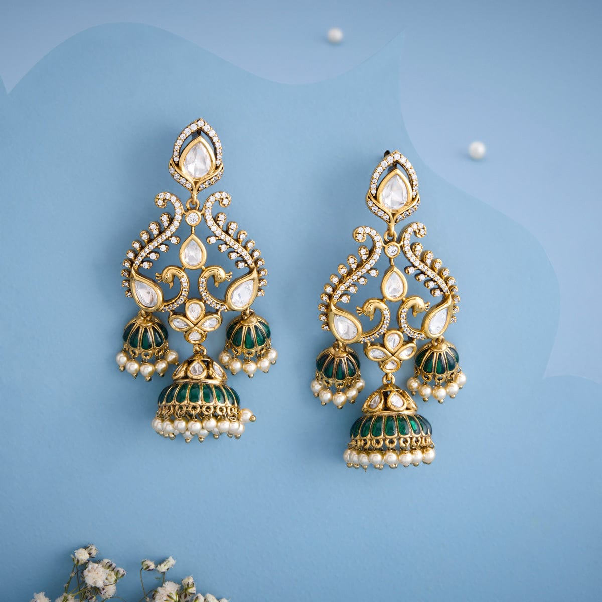 Kundan Earring Kundan Earring 195192