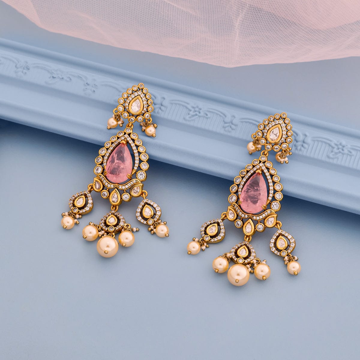 Kundan Earring Kundan Earring 195196