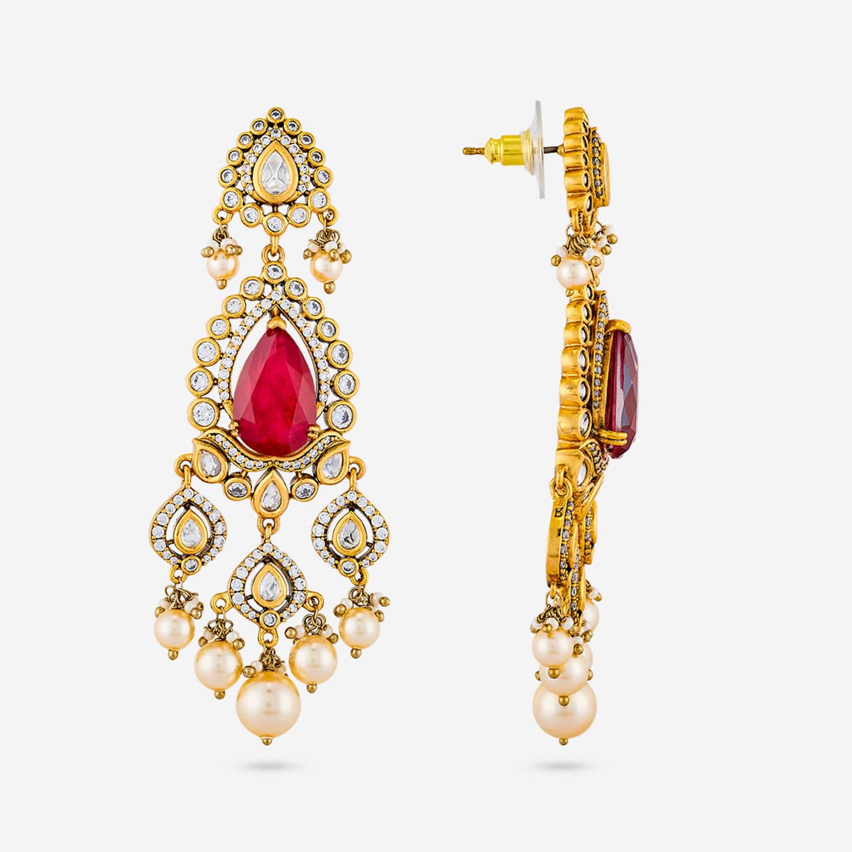 Kundan Earring Kundan Earring 195196