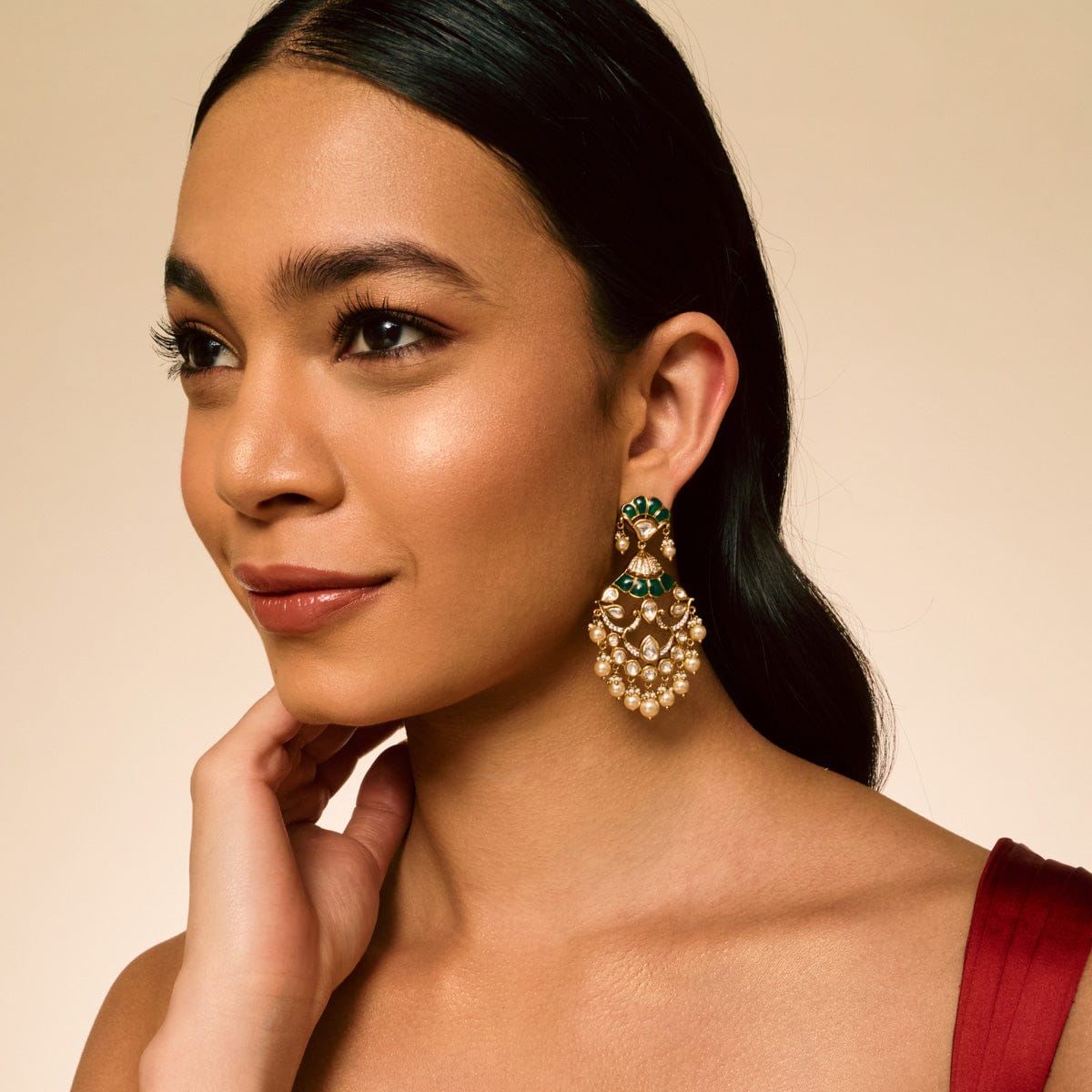 Kundan Earring Kundan Earring 195198