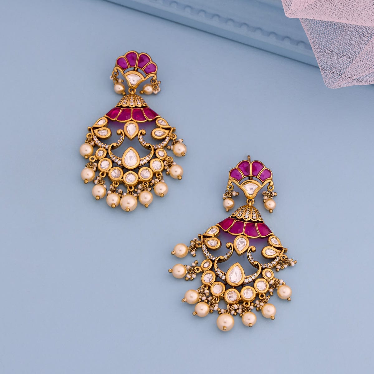 Kundan Earring Kundan Earring 195198